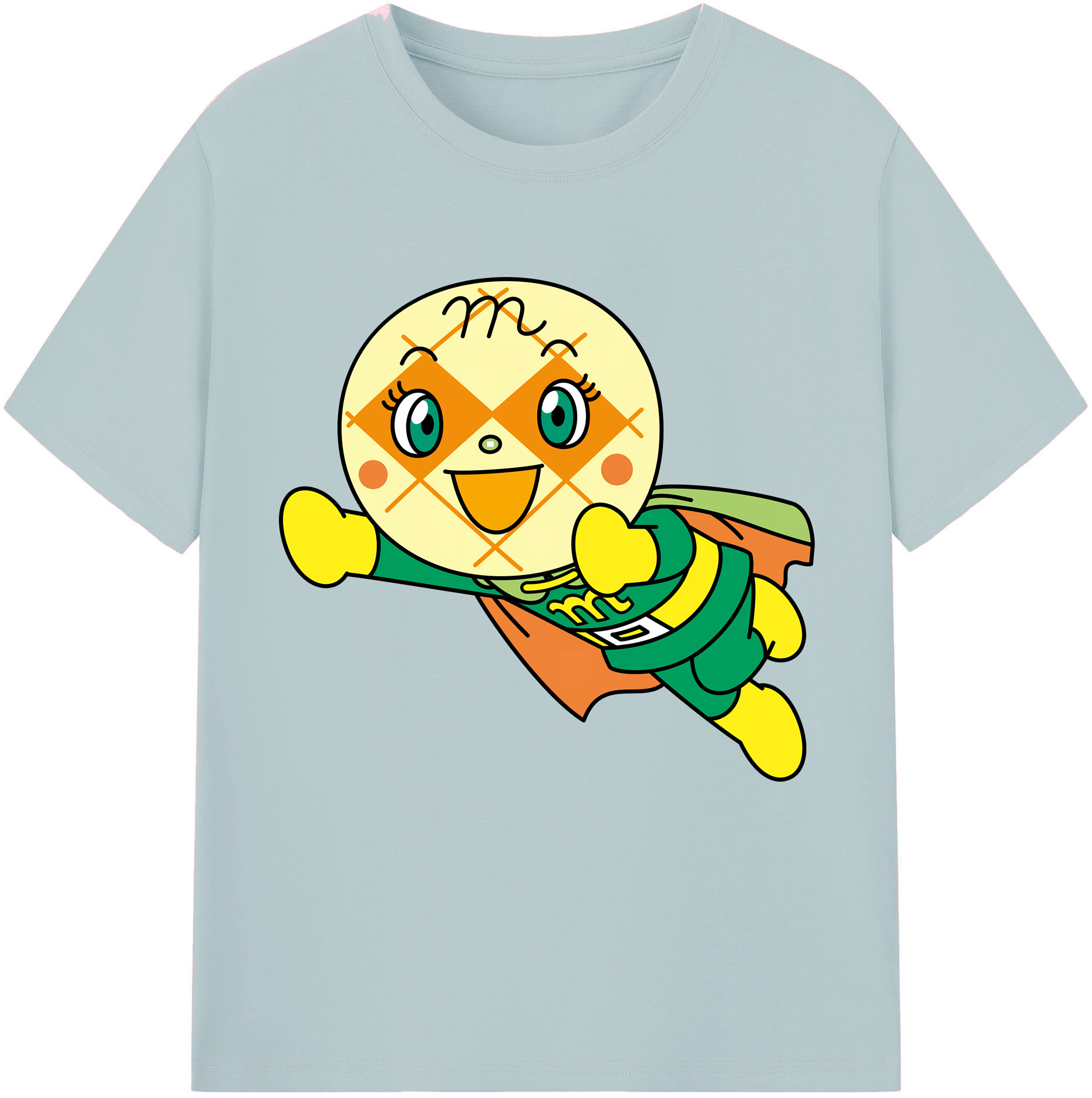 （画像用） アンパンマン Anpanman 綿100％半袖Tシャツ（フロントプリント）